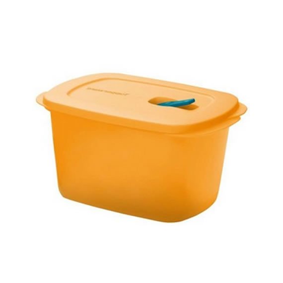 Tupperware Cristalwave Retangular GII Laranja 1.7 L