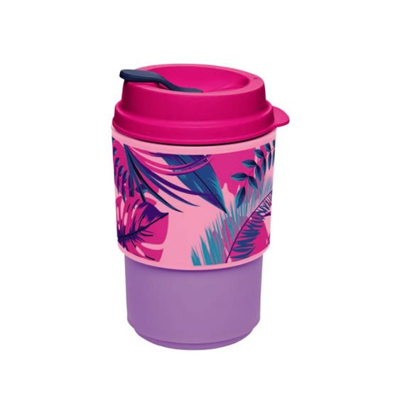 Copo para Viagem Floral 350ml