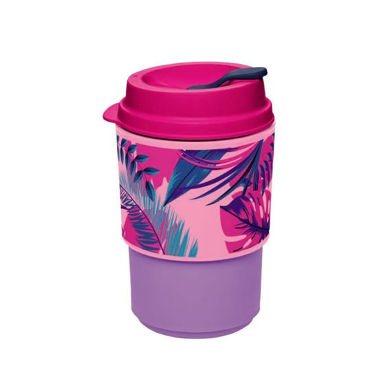 Copo para Viagem Floral 350ml