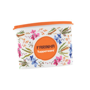 Tupper Caixa Farinha 1.8kg Floral
