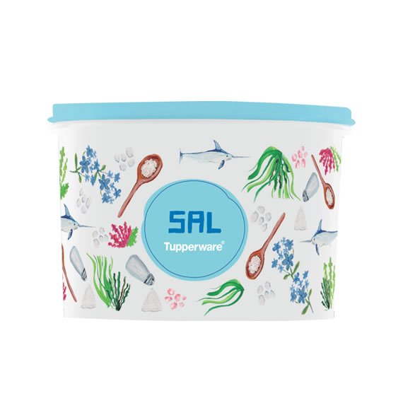 Tupper Caixa Sal 1.3Kg Floral