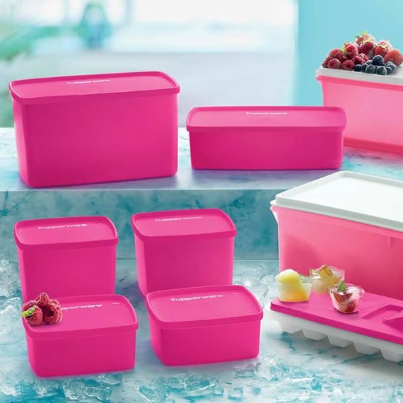 Tupperware PDA Jeitosos Rosa 9 Peças