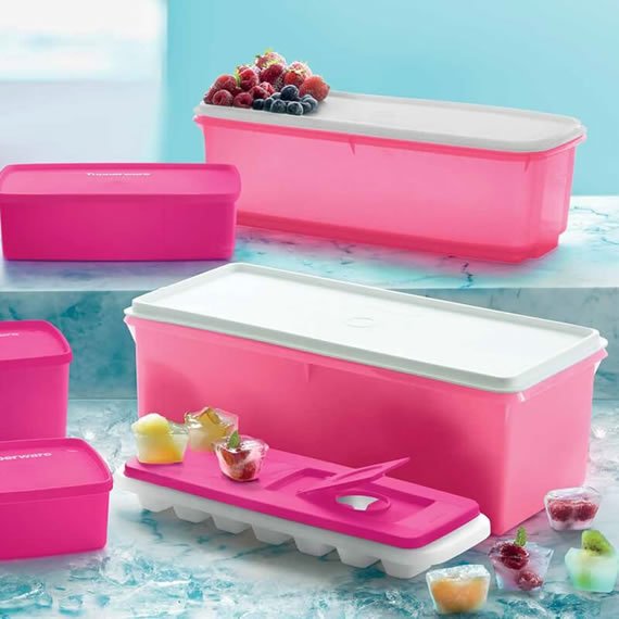 Tupperware PDA Jeitosos Rosa 9 Peças