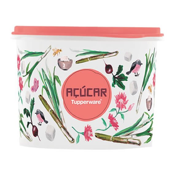 Tupper Caixa Açúcar 5Kg Floral
