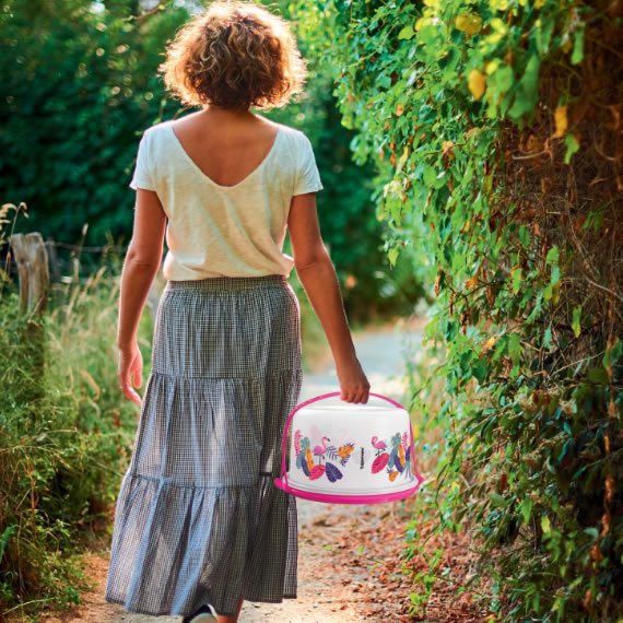 Big Cake Flamingo Tropical