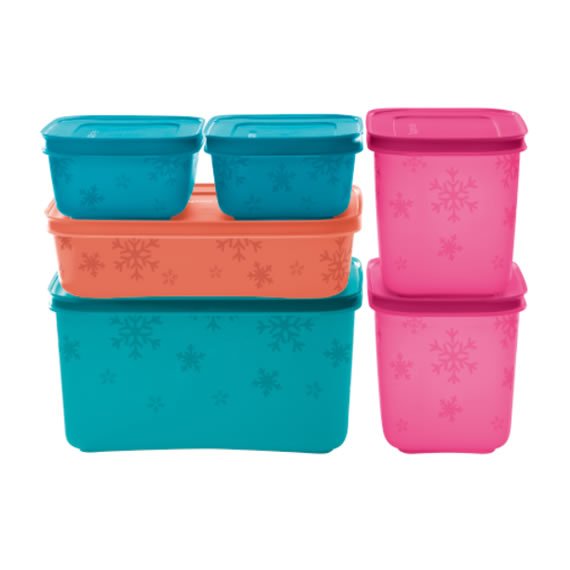 Kit Freezer Line Tupperware 6 Peças