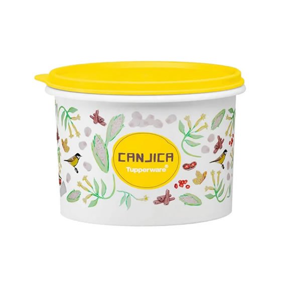 Tupper Caixa Canjica 800g Floral