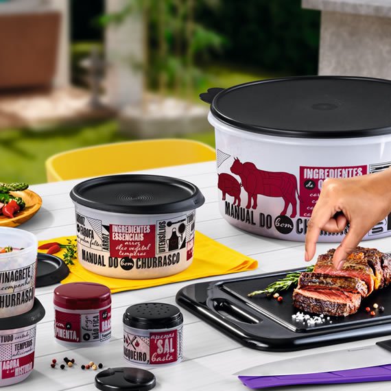 Kit Mestre Churrasqueiro Tupperware