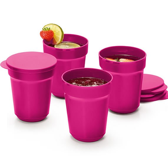 Copo Aloha 470ml Tupperware 4 Unidades