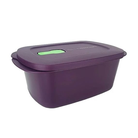 Tupperware Cristalwave Retangular GII Beringela 1.7 L