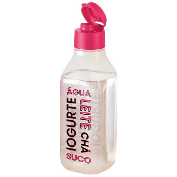 Eco Tupper Garrafa Quadrada Bebidas 1L
