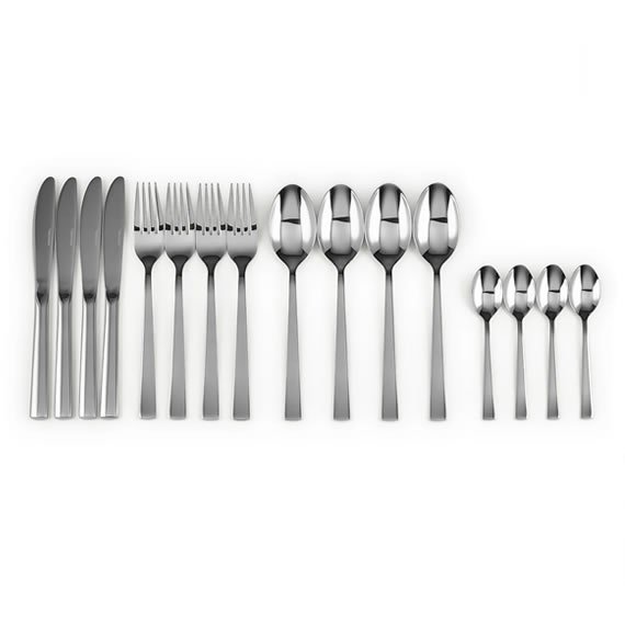 Jogo de Talher Aço Inox 16 Peças Tupperware