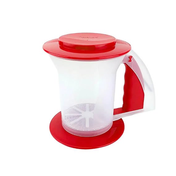 Polvilhador Vermelho 250g Tupperware