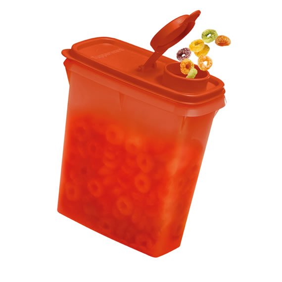 Porta Cereais Laranja 850ml
