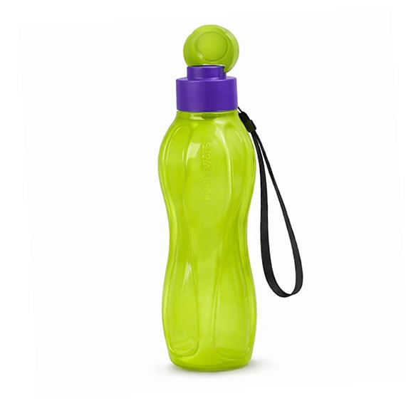 Eco Tupper Verde Folha Neon Fluo 500ml