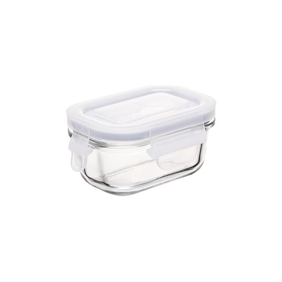 Pote Hermético de Vidro com Tampa Plástica Lyor 120ml